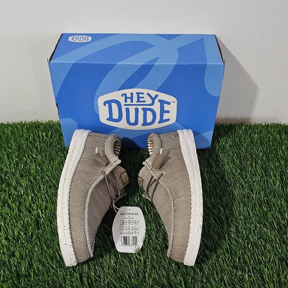 Hey Dude Wally Stretch Sox - Tan - Men\'s Shoes Size 8 - 41898